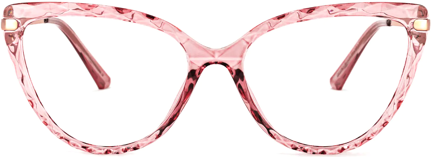 NEW iChill  C7029 light pink cat eye eyeglasses Carlota #GY91002 Pink Cat Eye Exquisite Plastic Eyeglasses  main image 3